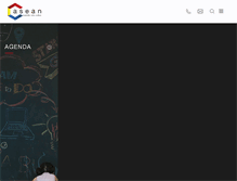 Tablet Screenshot of c-asean.org